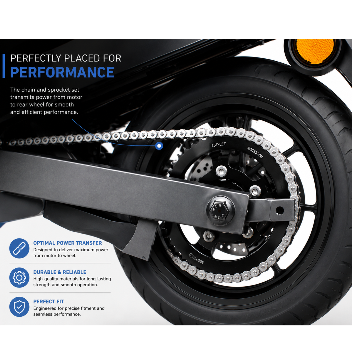 Ola S1 Pro Gen-2 Chain & Sprocket Set
