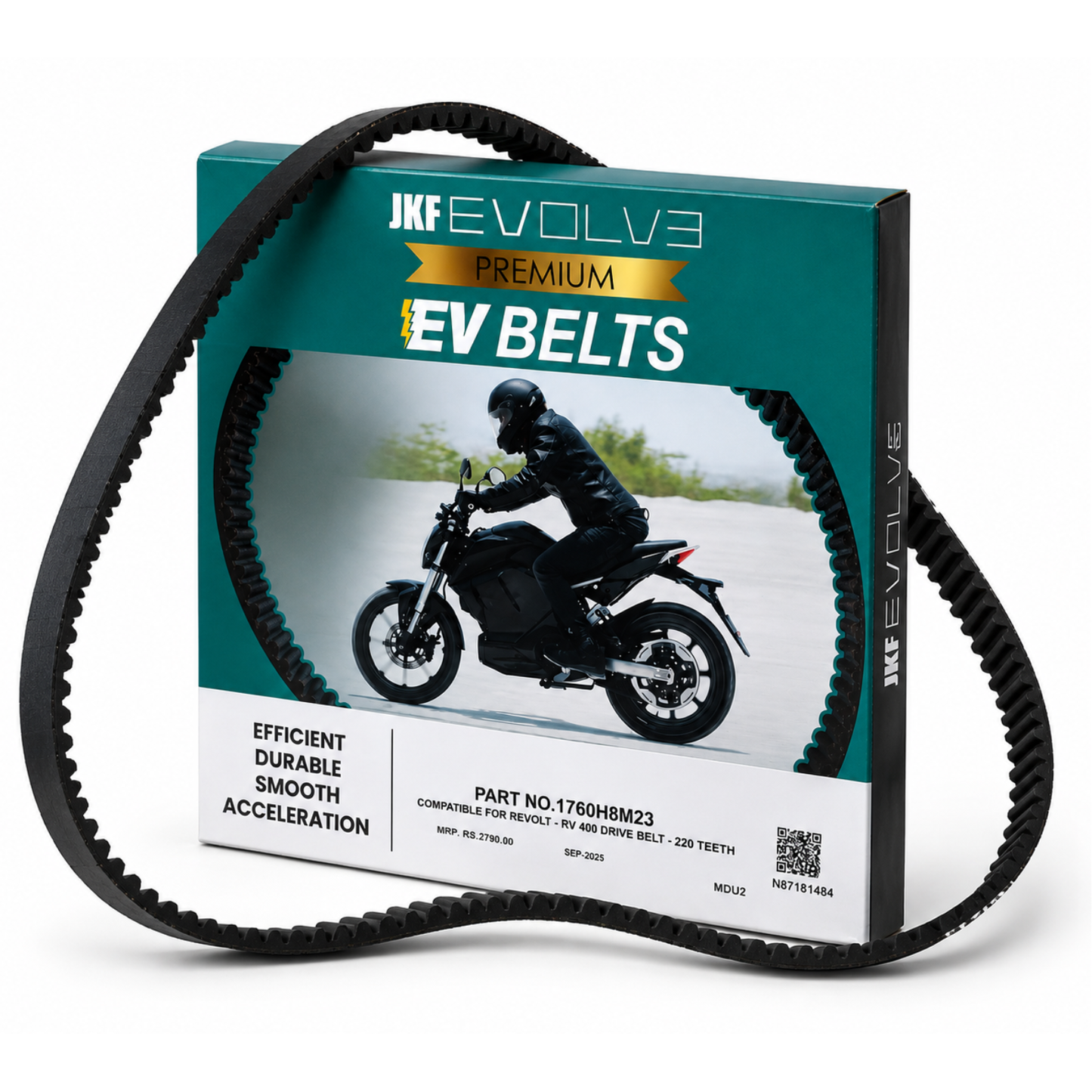 JKF Premium EV Belt for Revolt RV400 / RV300