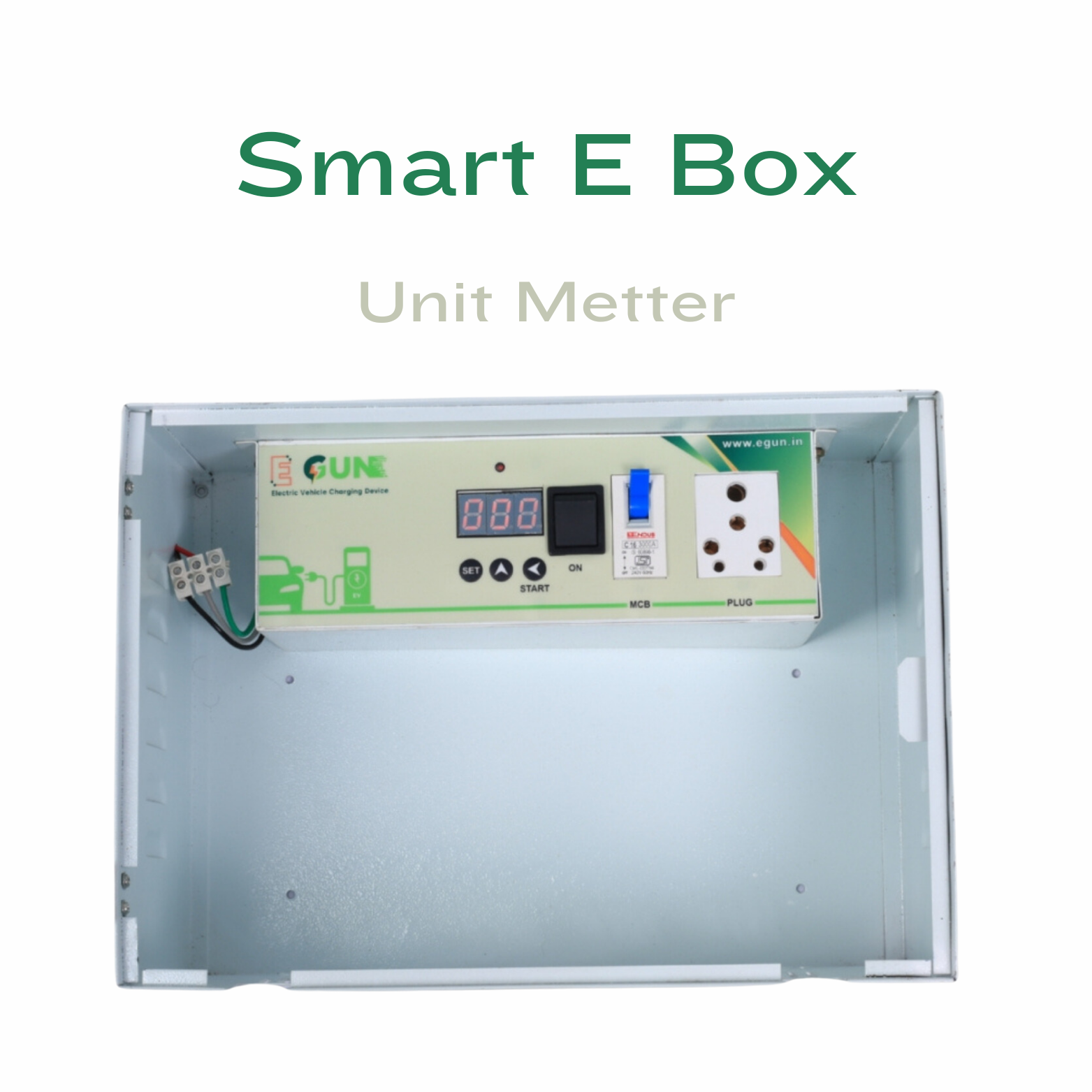 Ev Charger Box Lock with Key | Outdoor Ev Charger Box - Egun