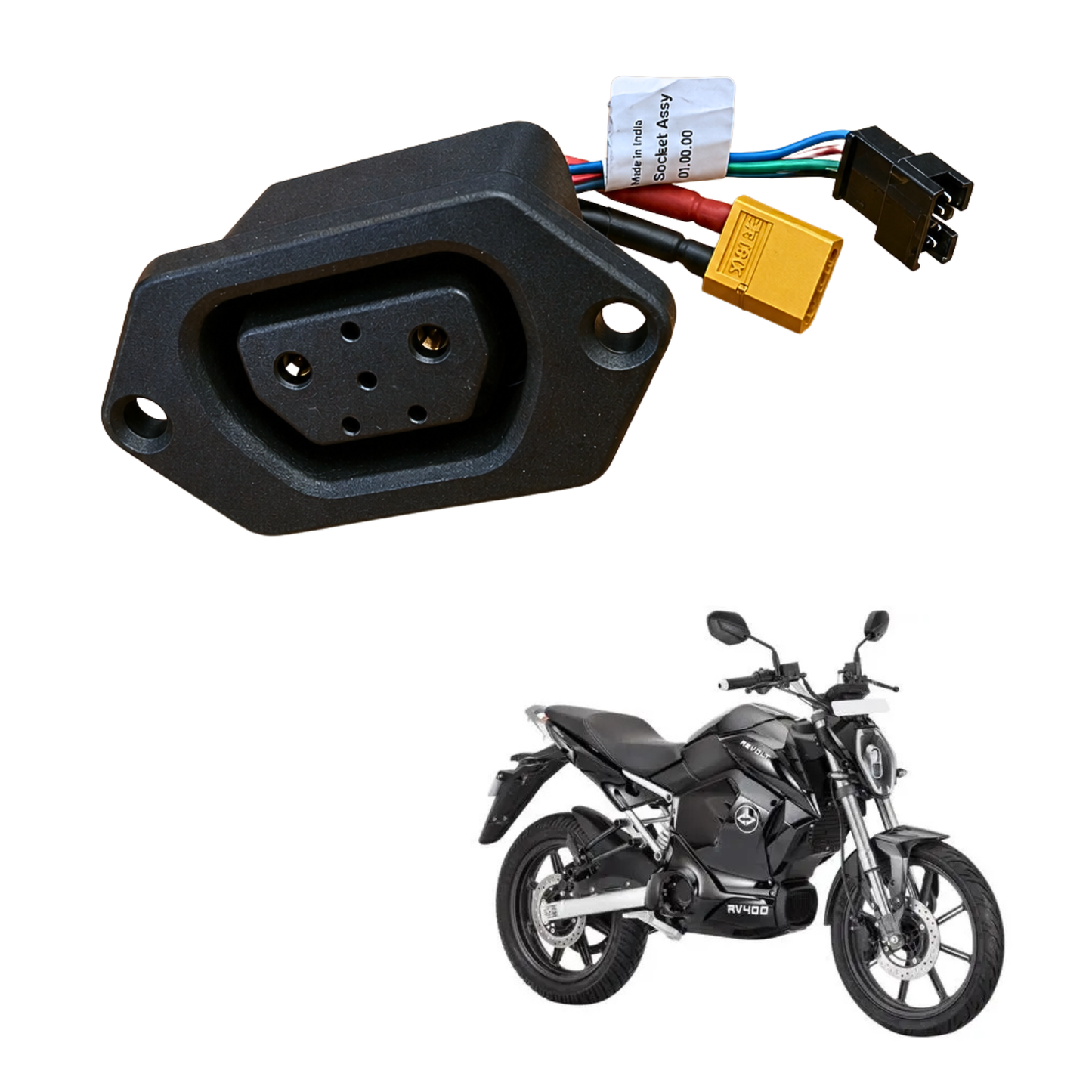 Revolt RV 400 Female Charging Socket With Wire