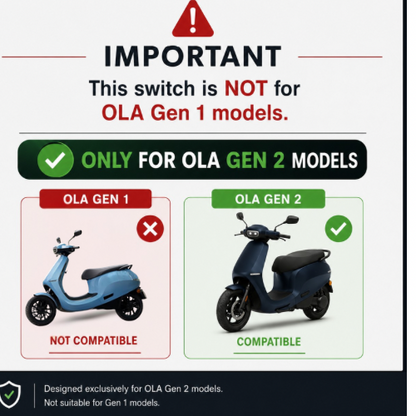 Ola S1 Pro Gen 2 Left Switch Assembly