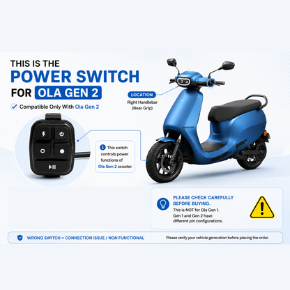 Ola S1 Pro Gen 2 Right Switch ( ON & OFF )
