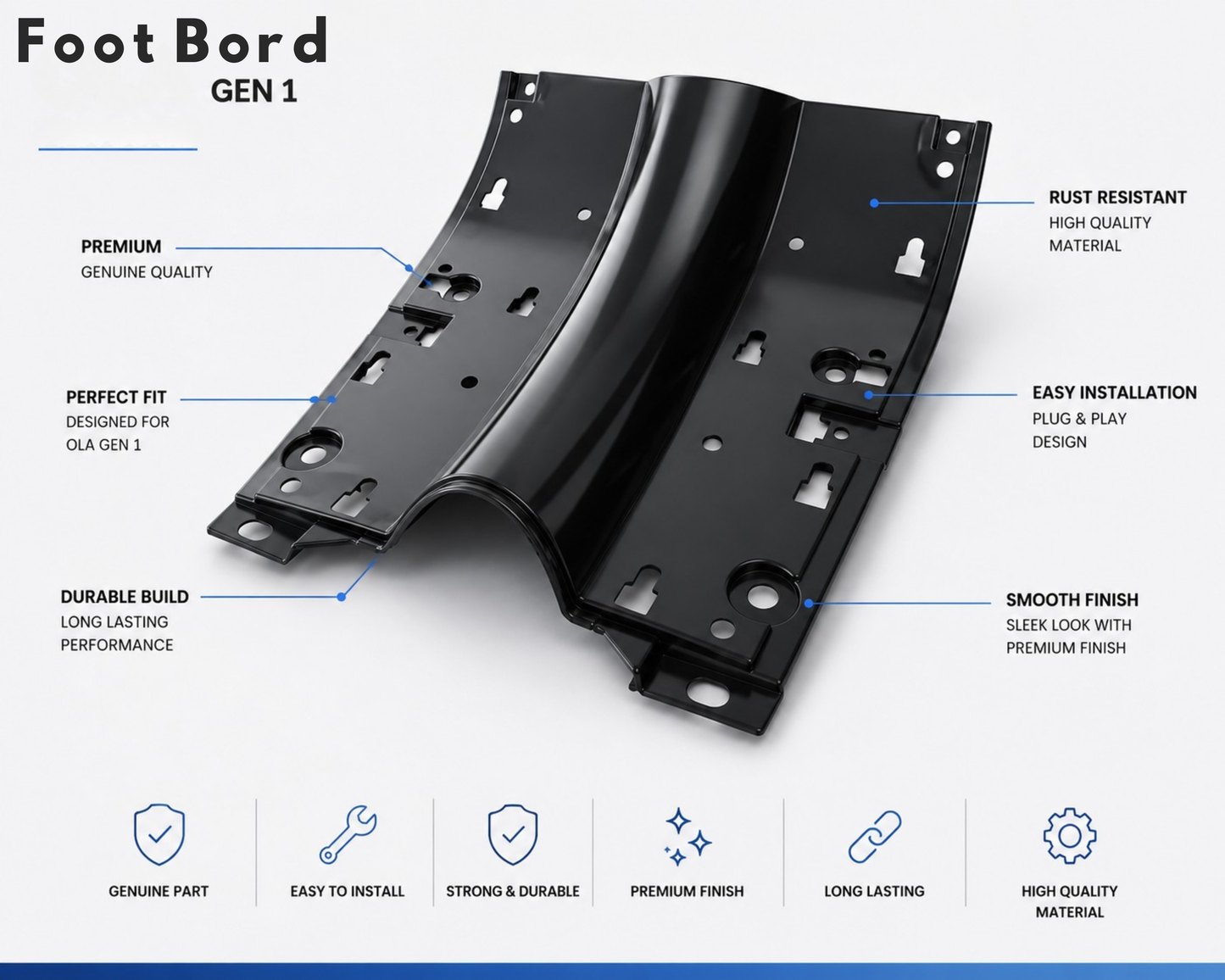 Ola S1 / S1 Pro Gen 1 Foot Board