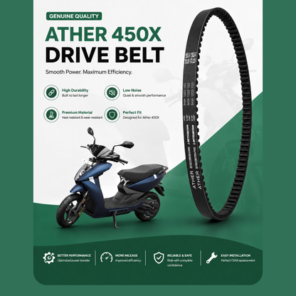 Premium Drive Belt for Ather 450, 450X & 450 Apex | Long Life
