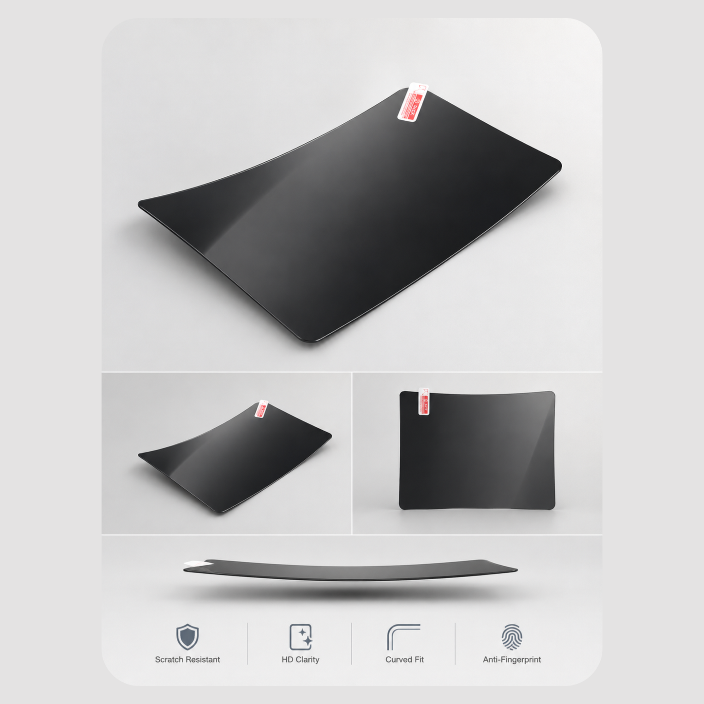 Ather Rizta Premium Screen Guard | HD Clear, Scratch Resistant & Easy Install